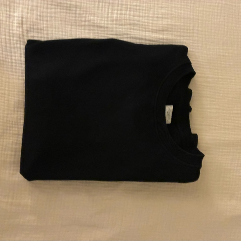 Men's Classic Black Crewneck Sweater